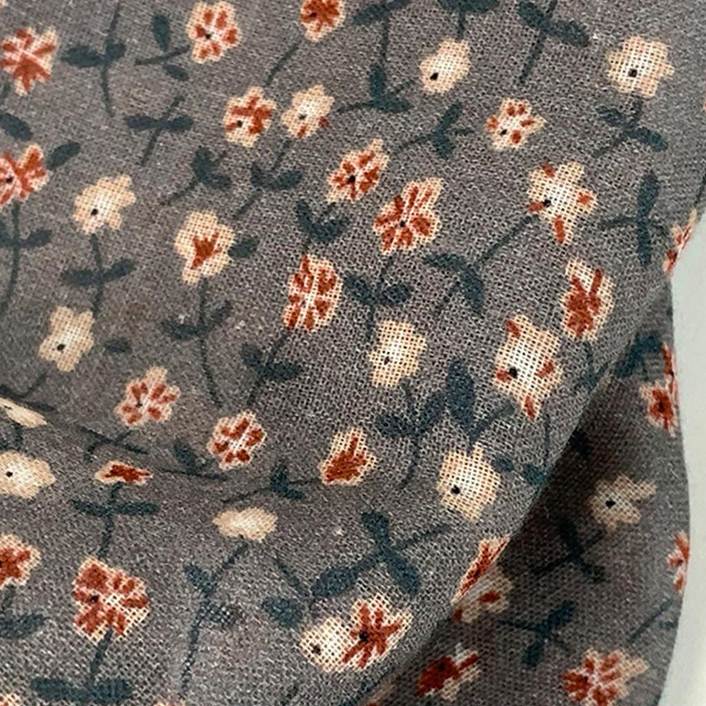 Soft Flower Print Neckerchief Adjustable Hair Scarf Breathable Headwear for Spring Summer Outfit Hair Styling Bandana