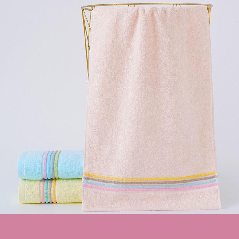 Pure Cotton Thick Absorbent Face Towel Large Size Home Bath Towel with Jacquard Patterns Quick Dry Soft Skin Friendly