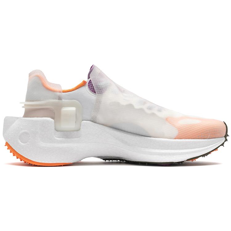 Soulland x Li Ning Ranger Dämpfung Abriebfest Leicht Niedrig geschnitten Laufschuhe Herren Weiß Orange ARHQ355-1