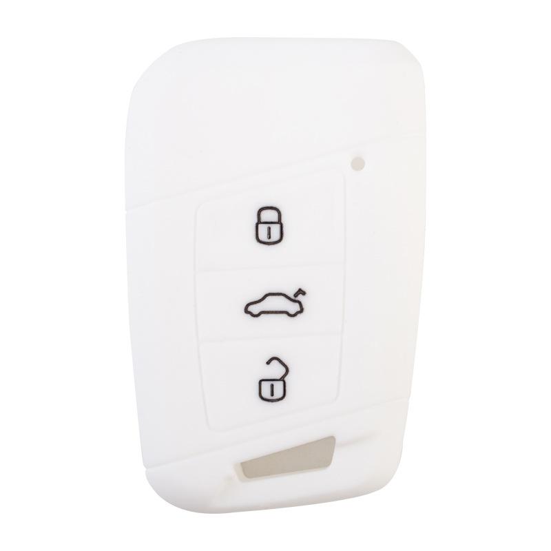 Suitable for Volkswagen CC Weilan 3-button Silicone Key Bag Magotan B8 Passat Arteon Key Cover Remote Control Cover