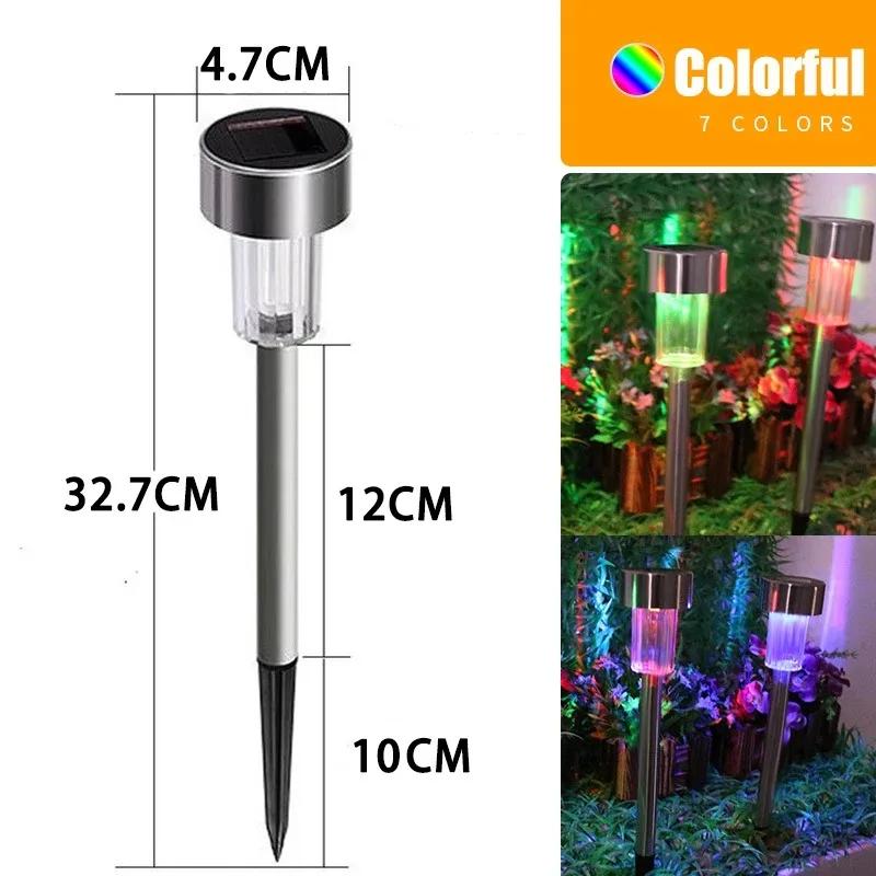 

LED Solar Pathway Lights Outdoor IP65 Waterproof Garden Stake Glass Led Path Lights for Yard Patio Landscape Walkway Lighting Solar