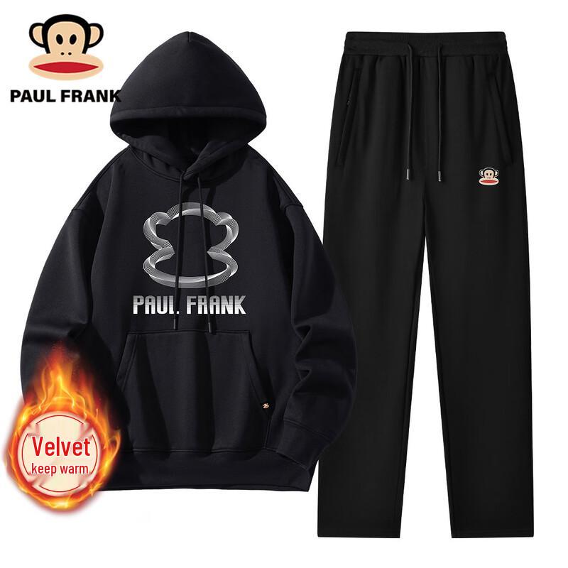 Paul Frank Men s Fleece Lined Sweatshirt & Sweatpants Set 5XL