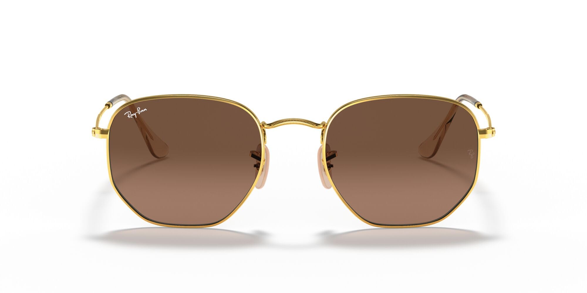 Солнцезащитные очки 0RB3548N HEXAGONAL Япония 54 912443 ЗОЛОТОЙ [Ray-Ban] (БЕСПЛАТНЫЙ размер)