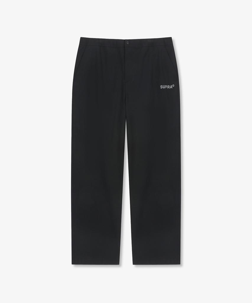 SUPRA Basic True Logo Parasuit Pants (Black)
