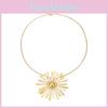 Eyecatching Sunflower Gold Jewelry Collection Featuring Necklace Bracelet Ring Earrings And