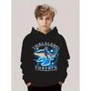 Autumn Winter Shark 3D Printed Hoodies Fashionable Casual Warm Sports Long Sleeved Children's Boy Hooded Sweatshirts