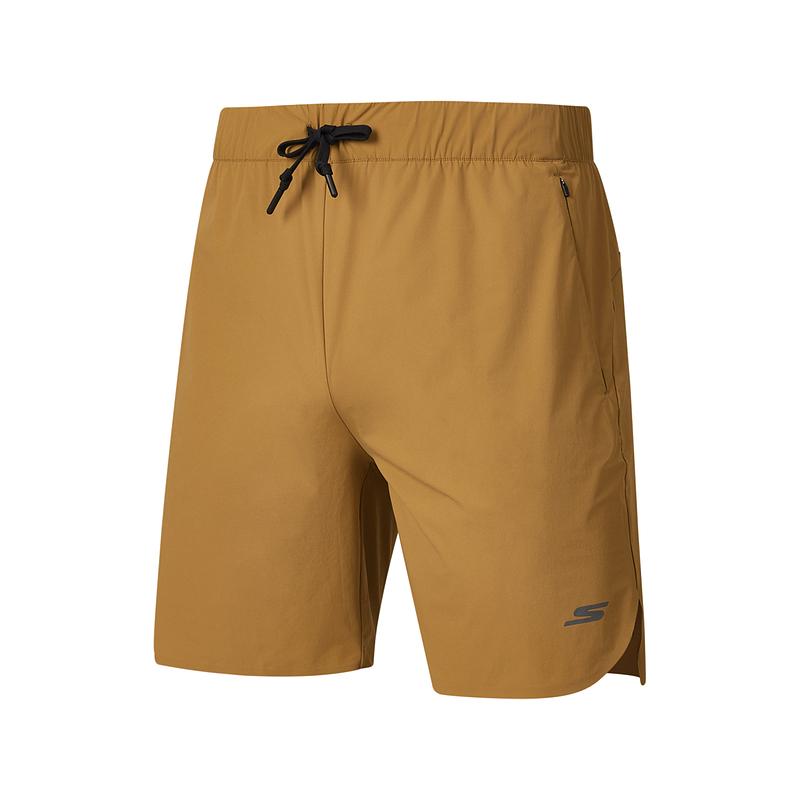 Skechers Sports Lifestyle Loose Breathable Elastic Waist Casual Shorts Men shorts Copper-Brown P324M047-05EZ S