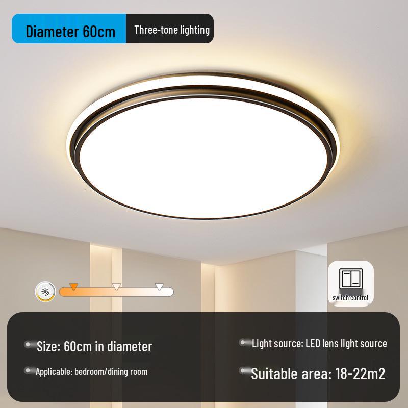 2025 Modern Round Ceiling Light: Super Bright Master Bedroom Fixture