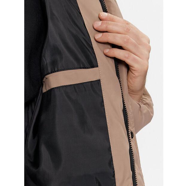 Winter Jacket Brave Soul MJK-ELSDONSTONE Beige Color, Standard Fit