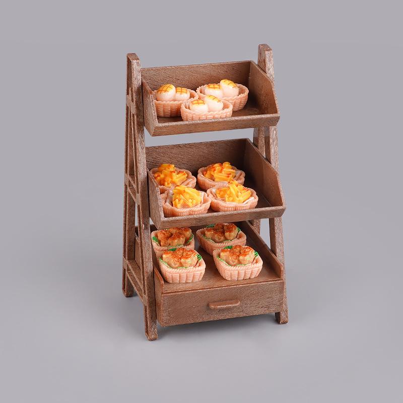 Миниатюрная Мини Подставка для цветов Полка Маленькая Модель Игрушка для кукольного домика Мини Симуляция Сцена Кукольный домик Десертное Украшение