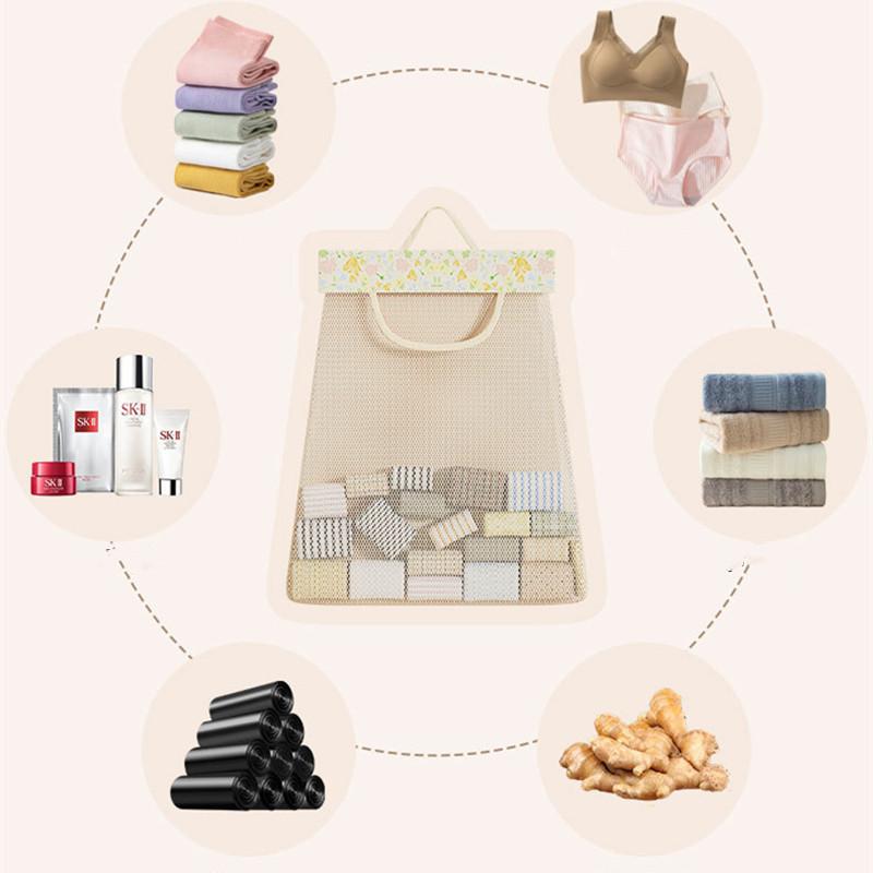 Underwear Storage Hanging Bag Dormitory Home Wardrobe Hanging Bags Door Wall Bag Underpants Socks Organizer Multi Storage Bag