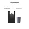 Extra Large Black Heavy-Duty T-Shirt Shopping Bags