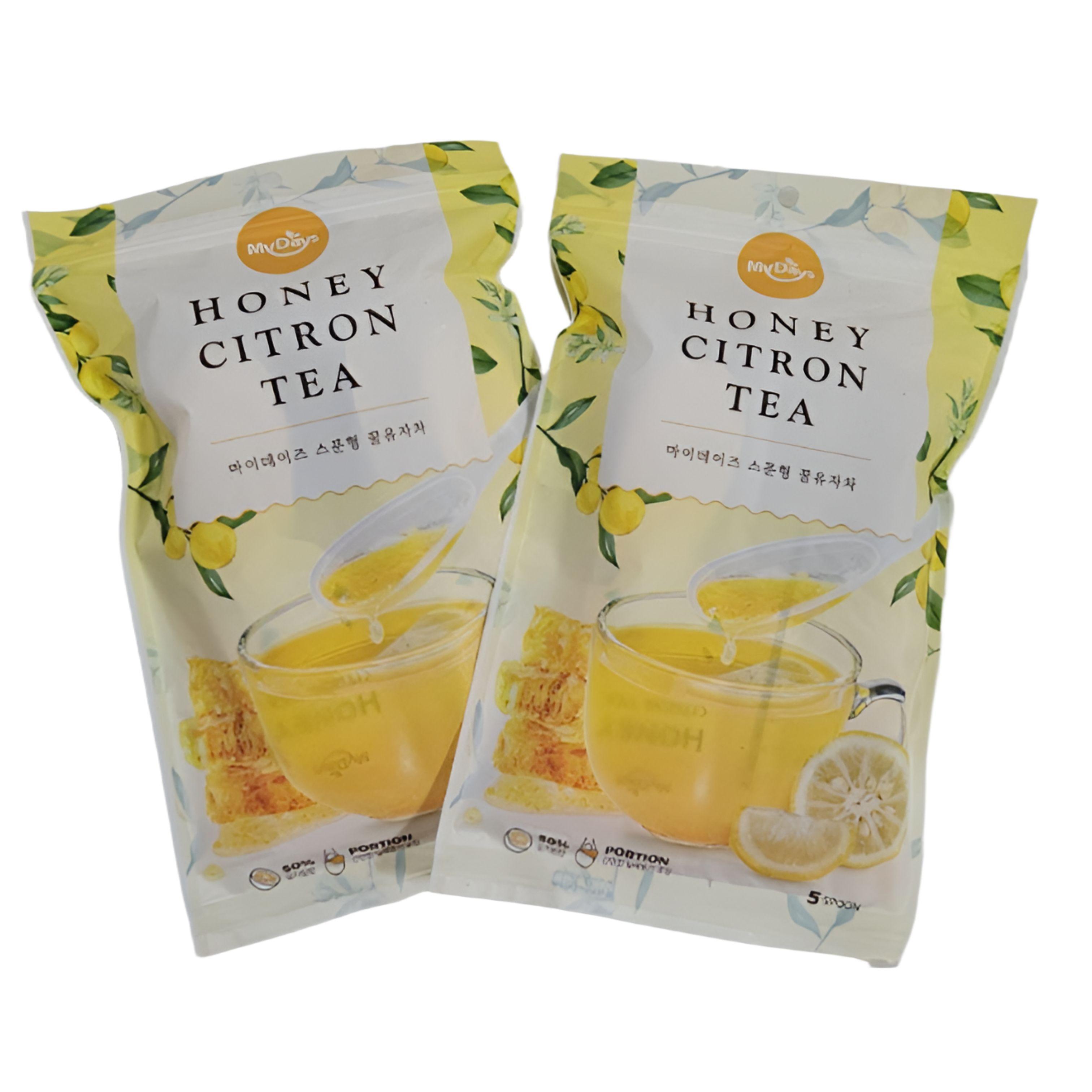 

MyDays Ложка Ложка Мед Юдзу Чай Стикер 10 шт – Экстракт Юдзу без пестицидов Гохын