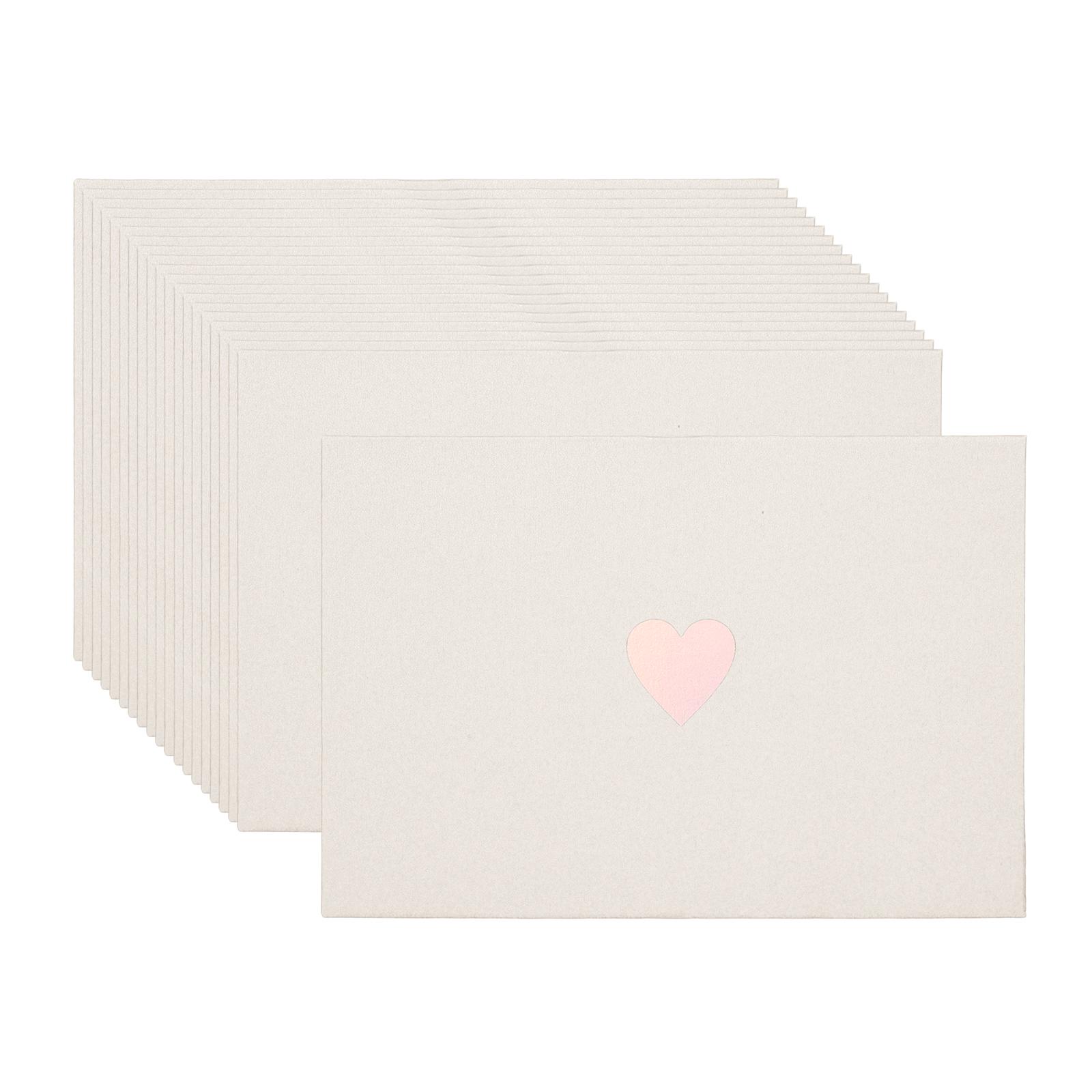 

20Pcs/Set Mini Card Envelopes Pearlescent Paper Envelopes Business Greeting Cards Holder with Heart Pattern for Birthday Wedding чистый белый
