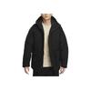 Nike Club Therma-FIT Logo Gestickt Bequeme Warme Kapuzenjacke Herrenjacke Schwarz FZ0870-010