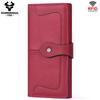 Humerpaul Women Wallet Long Leather Wallet Large-capacity Multi-card Clutch Wallet with Photo Window Coin Purse