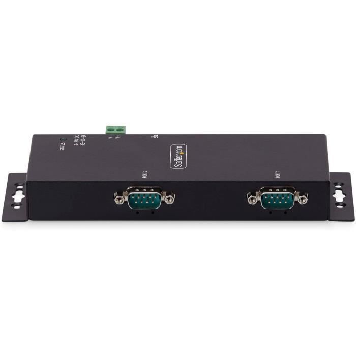 Adaptateur Série vers Ethernet - StarTech - 2 Ports - Convertisseur RJ45 vers DB9 - 921,6Kbps - TAA