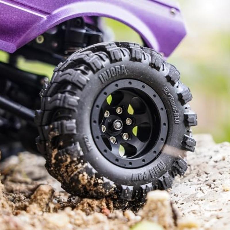 1.0 Aluminium Beadlock Wheel Rim for 4M Ascent18 SCX24 FCX24 1/24 1/18 RC Crawler Upgrade
