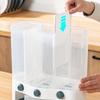 Wall Mounted Dry Food Dispenser Grains Rice Bucket Rice Storage Tank Space Saving Containers for Kitchen Gadget