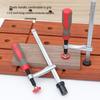 Bench Hold Down Clip Workbench Holdfast Clamp 20mm Base Diameter Carbon Steel  Rail Stable Clamping for Workpieces Fixing