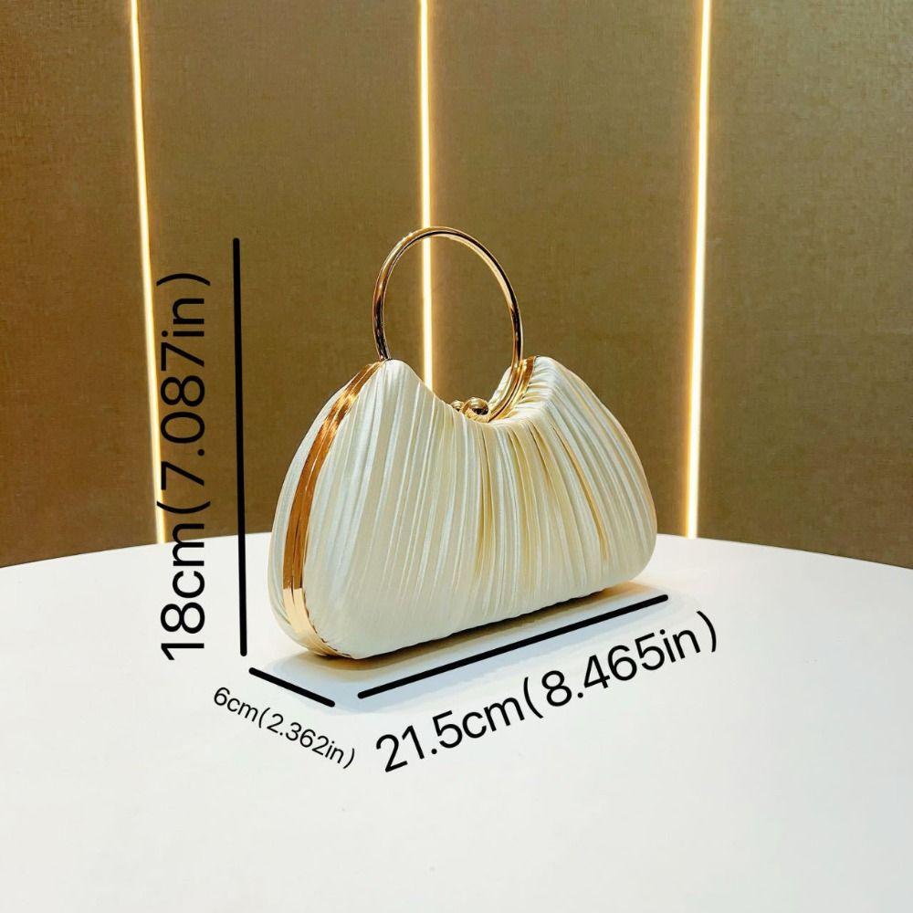 Light Luxury Evening Banquet Bag Temperament Ladies Clutch Bag Retro Wrist Bag  Women