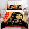 Rambo First Blood Action Print 3Pcs Bedding Set,Duvet Cover with 2 Bedro,Pillowcase Home Birthday Gift