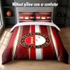 Feyenoord Design Bett Bettwäsche Set 1 Bettbezug + 2 Kissenbezüge Weich Atmungsaktiv Haushalt Bettwäsche