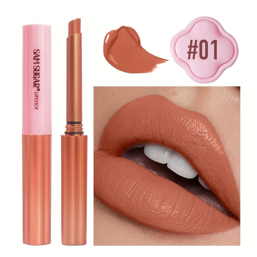 

Бархатная помада водостойкая, стойкая матовая помада в 6 цветах, увлажняющая, легко наносится, выкручивающийся дизайн, идеальный подарок для женщин 01