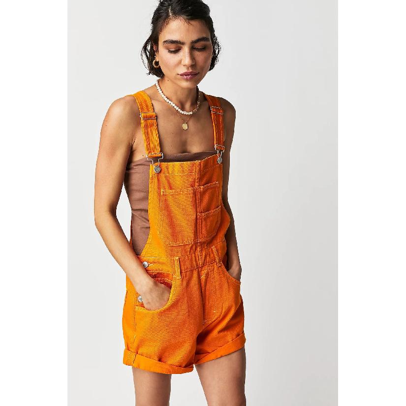 2026 New Loose Multi-Pocket Overalls Shorts Fashionable Casual Denim Pants for Women