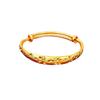 Live broadcast popular sand gold gypsy star bracelet light luxury high-end push-pull bracelet simulation gold bracelet bracelet jewelry