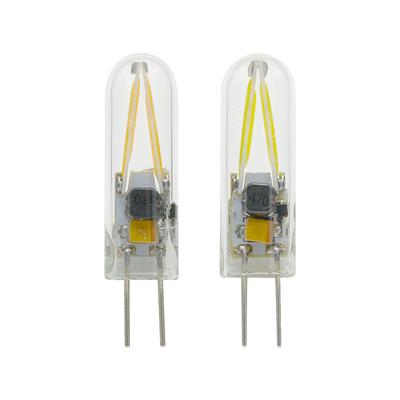 2pcs/lot Glass Bombillas 1W G4 Filament COB LED Lamparas Bulb Replace Halogen Light 150lm AC DC 12V Lamp Chandelier Ampoule