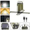 Solar Camping Lantern Foldable Camping Light Waterproof Rechargeable Lantern LED Tent Light for Camping Hiking Fishing Emergency