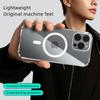 For iPhone 16 Pro Max Case Compatible with MagSafe Anti Scratch Clear TPU PC Phone Back Cover