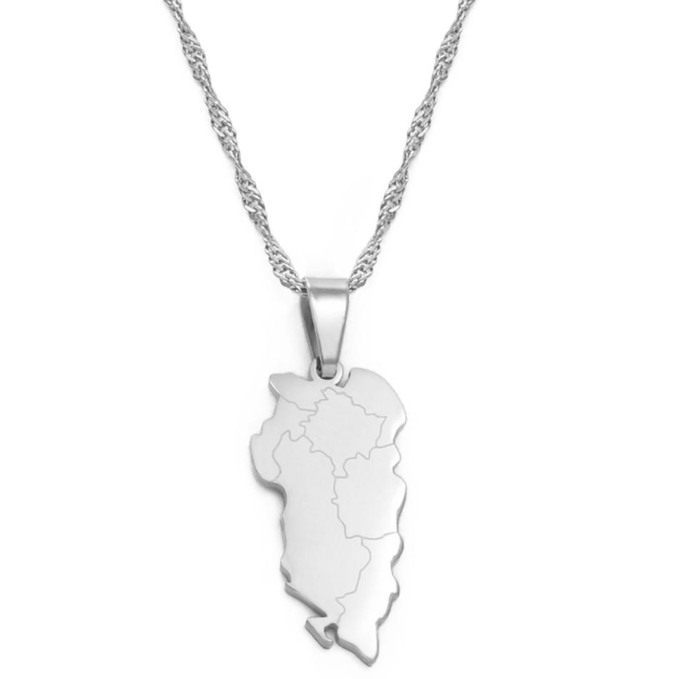 Anniyo Albanien Anhänger Halsketten Albanische Shqiperia Schmuck ShqipëriaeMadhe #534062