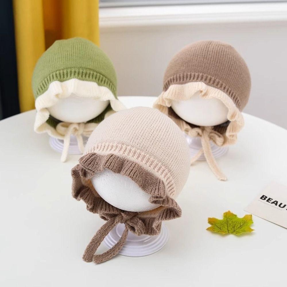 

Потовщена зимова дитяча в язана шапочка-біні В язана дитяча в язана шапка Тепла дитяча захисна шапка для вух Дитяча кавовий