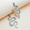 EVISPOL Sexy and Exaggerated Halloween Snake Shaped Stud Earrings for Women Fashion Gothic Personalized Trendy Girl Rock Jewelry