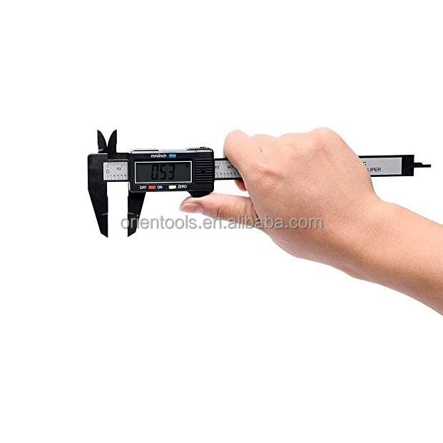 Factory 150mm 6 Inch Certified Plastic Electronic Caliper 0-150 mm чёрный
