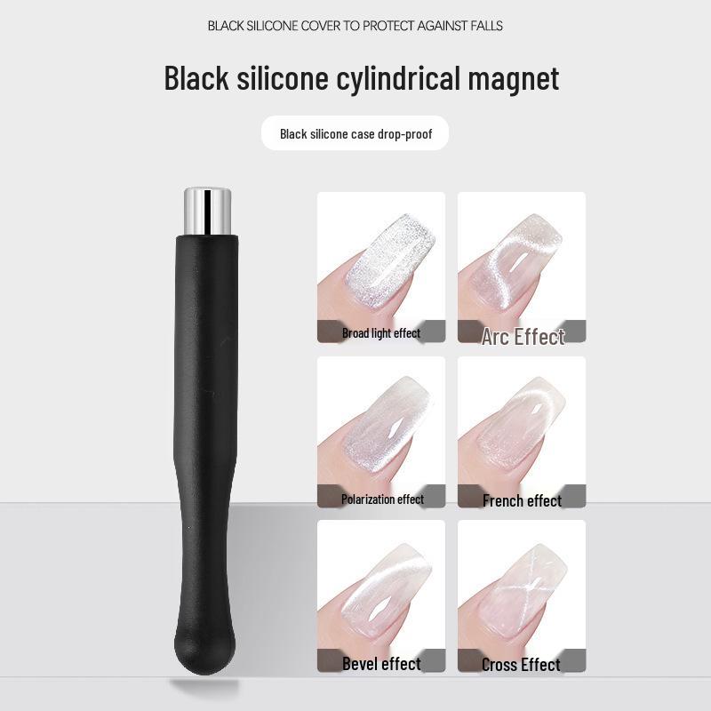 Crystal Cat Eye Nail Gel with Strong Silicone Magnet