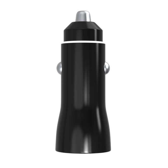 Chargeur Voiture Rapide - Phonillico® - 18W - 1 Port USB - 1 Port USB-C - Compatible OnePlus/LG/Nokia/Asus