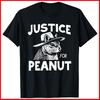 Peanut Squirrel - Justice For Peanut Black Cotton T-Shirt Unisex T-Shirt