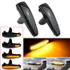 2 Stück Bernsteinfarbene Dynamische LED-Kotflügel Seitenmarkierer für Mitsubishi Lancer EVO X Outlander Sport Mirage 2014+ Blinker Leuchte Markierungsleuchte
