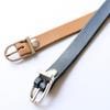 Nippon Chuko NBK Genuine Leather Shoulder Strap, Water-Repellent, Silver Hardware, Narrow Width, 12mm, Chocolate, KT60-S-C