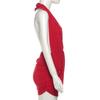 Women's Deep V-Neck Halter Backless Bodycon Dress - European & American Style