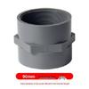 Złączka PVC do wody akwariowej - kształtki rurowe do akwarium z gwintami wewnętrznymi i zewnętrznymi (20/25/32/40 / 50mm)