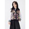 Aiyilian Retro Chinese Style Embroidered Vest Jacket