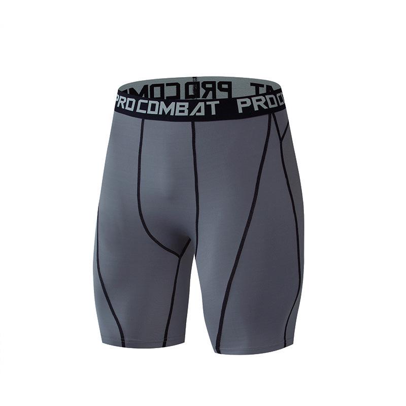 Men's Quick-Dry Compression Shorts for Running, Fitness, and Basketball - 5-Point Stretch Base Layer Athletic Pants.
