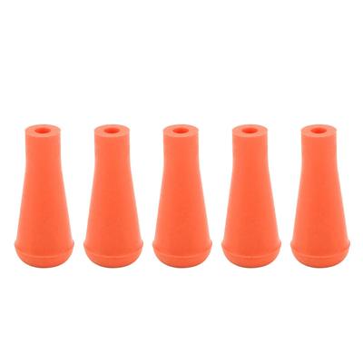 5Pcs 6mm Archery Arrow Tips Soft Rubber Arrowheads Rubber Blunt Point Broad Heads for Hunting