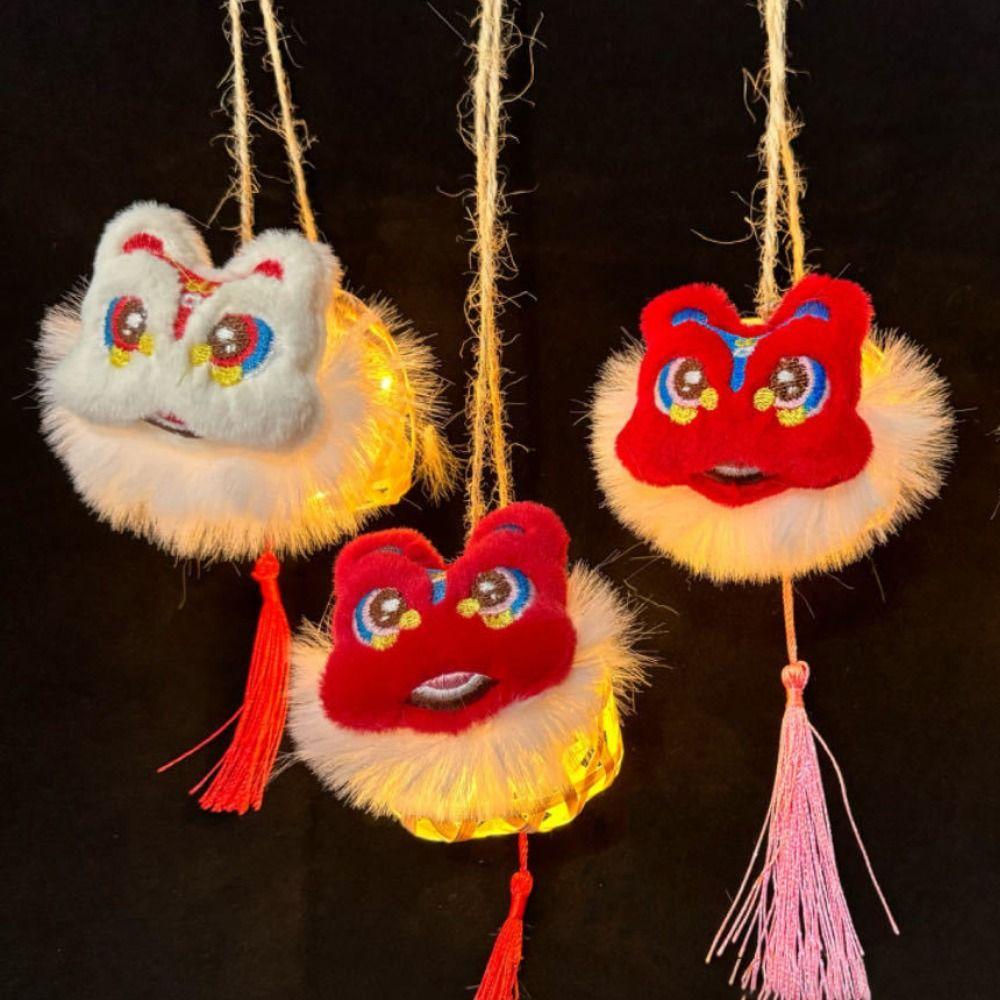 Finished Product Dragon Lion Bamboo Lantern Handmade Mid-Autumn Festival Lantern Home