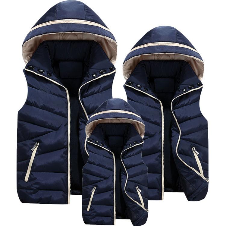 Women Casual Hooded Autumn Warm Sleeveless Waistcoat Jacket Female Cotton Padded Vest Parkas