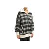 Puma X Rhude Xtg Collab High Neck Plaid Casual Knit Sweater Men Tops Black White 595341-02